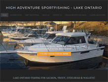 Tablet Screenshot of highadventurefishing.com